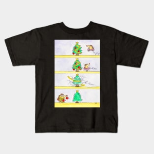 Christmas Ballet Cartoon Kids T-Shirt